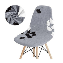 Load image into Gallery viewer, Avangarde Style  Printed Seat Cover For Shell Chair Armless Shell Chair Cover Banquet Home Slipcover Elastic Removable Stretch High Back For Sofa Armchairs
