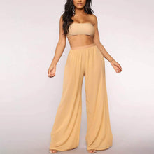 Load image into Gallery viewer, Awoscut Women See Through Sheer Mesh Pants
