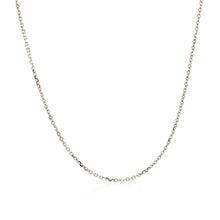 Load image into Gallery viewer, 14k White Gold Diamond Cut Cable Link Chain 1.1mm
