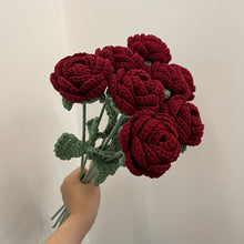 Load image into Gallery viewer, 1pc Artificial Flower, Living Room Decoration, Table Rose, Single Bouquet, Wedding Fake Flower, Dried Flower Ornament, High-End Floral Arrangement Decor
