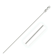 将图片加载到图库查看器，14k White Gold Gourmette Chain 1.0mm
