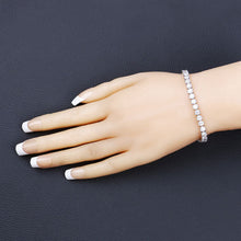 Load image into Gallery viewer, 10.00 Carat Lab Grown Diamond 14K White Gold Bracelet
