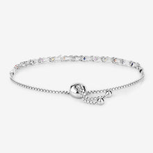 Load image into Gallery viewer, 0.88 Carat Genuine Multi Sapphire .925 Sterling Silver Bracelet
