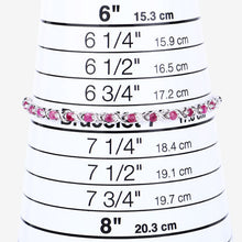 将图片加载到图库查看器，0.88 Carat Genuine Ruby .925 Sterling Silver Bracelet
