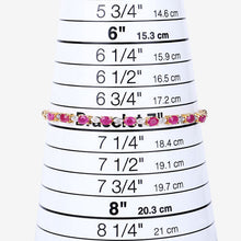 将图片加载到图库查看器，2.01 Carat Genuine Ruby and White Diamond .925 Sterling Silver Bracelet
