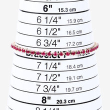 Load image into Gallery viewer, 3.13 Carat Genuine Mozambique Ruby 14K Yellow Gold Bracelet
