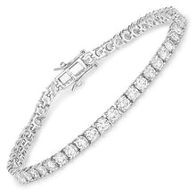 Load image into Gallery viewer, 7.00 Carat Lab Grown Diamond 14K White Gold Bracelet

