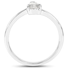 Load image into Gallery viewer, 14K White Gold 0.50 Carat Genuine White Diamond Ring
