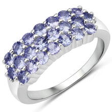 Load image into Gallery viewer, 1.54 Carat Genuine Tanzanite .925 Sterling Silver Ring
