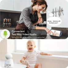 将图片加载到图库查看器，2-Pack: 2K Indoor Security Camera | 2-Way Audio &amp; Video Call + Night Vision
