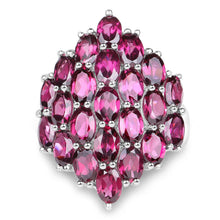Load image into Gallery viewer, 11.50 Carat Genuine Rhodolite .925 Sterling Silver Ring
