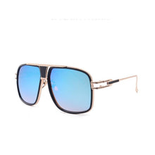 Load image into Gallery viewer, Modern Classic Oversized Men Sunglasses Luxury Brand New Glasses Square With High Quality Metal Frame and Polarized Mirror Glasses  Oculos de sol With  UV400 Prodection for Sun
