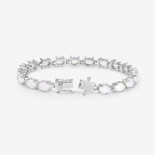 Load image into Gallery viewer, 10.26 Carat Genuine Opal .925 Sterling Silver Bracelet
