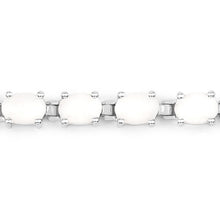 Load image into Gallery viewer, 10.26 Carat Genuine Opal .925 Sterling Silver Bracelet
