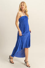 Load image into Gallery viewer, Knotted Detail Halter Neck Flowy Maxi Dress For Summer Elegant, Romantic, and Graceful with Chic Halter Neck Design and Flowy Maxi Length for a Stunning Look
