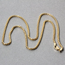 将图片加载到图库查看器，14k Yellow Gold Solid Round Box Chain 2.5 mm
