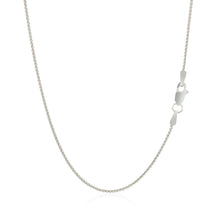 Load image into Gallery viewer, 14k White Gold Round Wheat Chain 1.0mm
