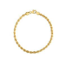 Load image into Gallery viewer, Silk Rope Chain Bracelet in 14k Yellow Gold  (3.00 mm)
