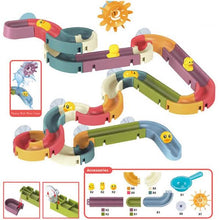 Load image into Gallery viewer, Baby Bath Toys DIY Marble Race Run Assembling Track
