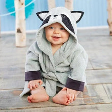 Load image into Gallery viewer, Baby Cute Mini Cartoon Bathrobes Soft Comfortable Bathrobe Warm Bath Towel For Babies Infants Beach Indoor Towel Durable Blankets
