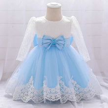 Load image into Gallery viewer, Baby Girls' Basic Christening Floral Dress
