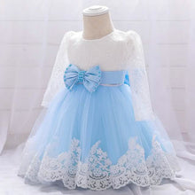 Load image into Gallery viewer, Baby Girls' Basic Christening Floral Dress
