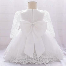 Load image into Gallery viewer, Baby Girls' Basic Christening Floral Dress
