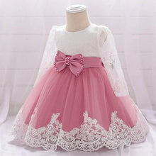 Load image into Gallery viewer, Baby Girls' Basic Christening Floral Dress

