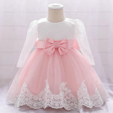 Load image into Gallery viewer, Baby Girls' Basic Christening Floral Dress
