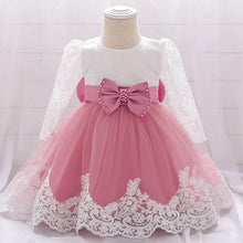 Load image into Gallery viewer, Baby Girls' Basic Christening Floral Dress
