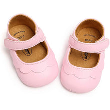 Load image into Gallery viewer, Baby Girls Mary Jane Flats Non-Slip Toddler First Walkers Princess Dress Shoes
