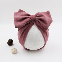 Load image into Gallery viewer, Baby Hat For Kids Bows Baby Girl Boy Bonnet Beanie Cap Toddlers Girls Hat Children
