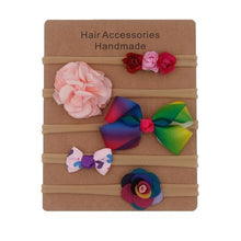 将图片加载到图库查看器，Baby Headbands Newborn hair Bows Kids Toddler headband Elastic Hair Band headwear children Girl Gorgeous Hair Accessories For Baby Girls
