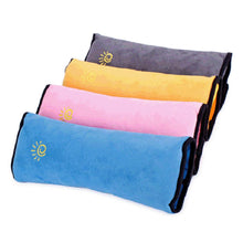 Load image into Gallery viewer, Baby Pillow Car Safety Belt &amp; Seat Sleep Positioner Seat Belt Cover for Kids Toddler Travel Seatbelt Pillow for Booster Seat in Car Baby Car Seat Head Neck Shoulder Support Protect Shoulder Pad Adjust Vehicle Seat Cushion for Childs Kids Playpens
