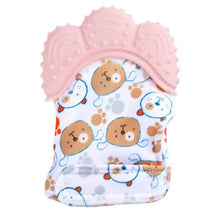 将图片加载到图库查看器，Baby Silicone Mitts Teething Mitten Glove Sound Teether Newborn Chewable Nursing Mittens Teether Natural Stop Sucking Thumb Toy
