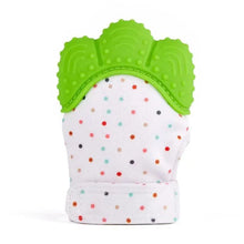 将图片加载到图库查看器，Baby Silicone Mitts Teething Mitten Glove Sound Teether Newborn Chewable Nursing Mittens Teether Natural Stop Sucking Thumb Toy
