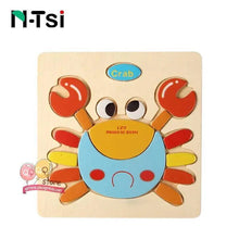 Load image into Gallery viewer, Baby Wooden Puzzle Toys for Toddlers Developing Educational Kids Toys For Children Game Cartoon Animal Gift 3 Years
