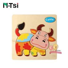Load image into Gallery viewer, Baby Wooden Puzzle Toys for Toddlers Developing Educational Kids Toys For Children Game Cartoon Animal Gift 3 Years
