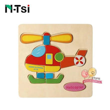 Load image into Gallery viewer, Baby Wooden Puzzle Toys for Toddlers Developing Educational Kids Toys For Children Game Cartoon Animal Gift 3 Years

