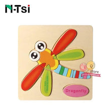 Load image into Gallery viewer, Baby Wooden Puzzle Toys for Toddlers Developing Educational Kids Toys For Children Game Cartoon Animal Gift 3 Years
