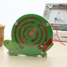将图片加载到图库查看器，Baby Wooden Toy for Children Magnetic Maze Balance Board Wood game , Maze Puzzle baby Toys  0-12Months
