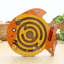 将图片加载到图库查看器，Baby Wooden Toy for Children Magnetic Maze Balance Board Wood game , Maze Puzzle baby Toys  0-12Months
