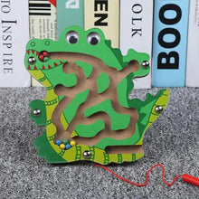将图片加载到图库查看器，Baby Wooden Toy for Children Magnetic Maze Balance Board Wood game , Maze Puzzle baby Toys  0-12Months
