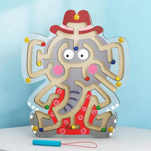 将图片加载到图库查看器，Baby Wooden Toy for Children Magnetic Maze Balance Board Wood game , Maze Puzzle baby Toys  0-12Months

