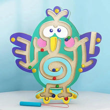 将图片加载到图库查看器，Baby Wooden Toy for Children Magnetic Maze Balance Board Wood game , Maze Puzzle baby Toys  0-12Months

