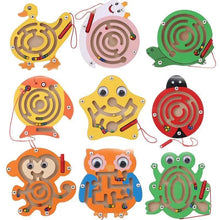将图片加载到图库查看器，Baby Wooden Toy for Children Magnetic Maze Balance Board Wood game , Maze Puzzle baby Toys  0-12Months

