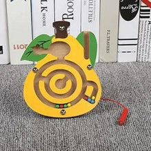 将图片加载到图库查看器，Baby Wooden Toy for Children Magnetic Maze Balance Board Wood game , Maze Puzzle baby Toys  0-12Months
