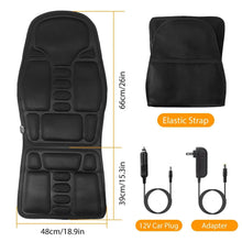 Load image into Gallery viewer, Back Massager Cushion Electric Massage Car Seat
