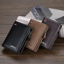 Load image into Gallery viewer, Baellerry Men's Zipper Short Fashion Wallet
