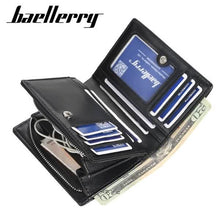 Load image into Gallery viewer, Baellerry Men's Zipper Short Fashion Wallet
